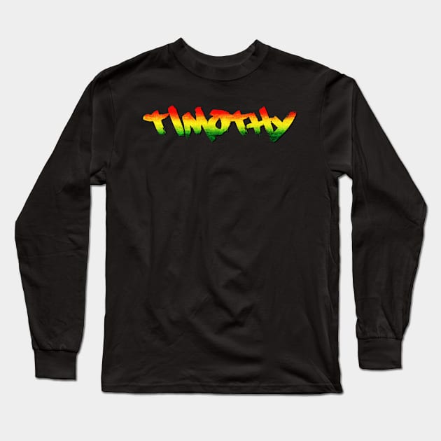 Reggae Timothy Long Sleeve T-Shirt by EriEri